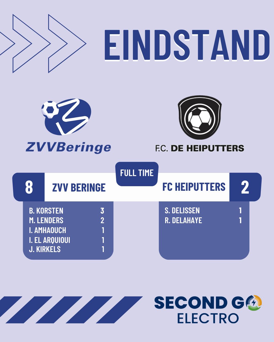 ZVV Beringe verslaat FC Heiputters