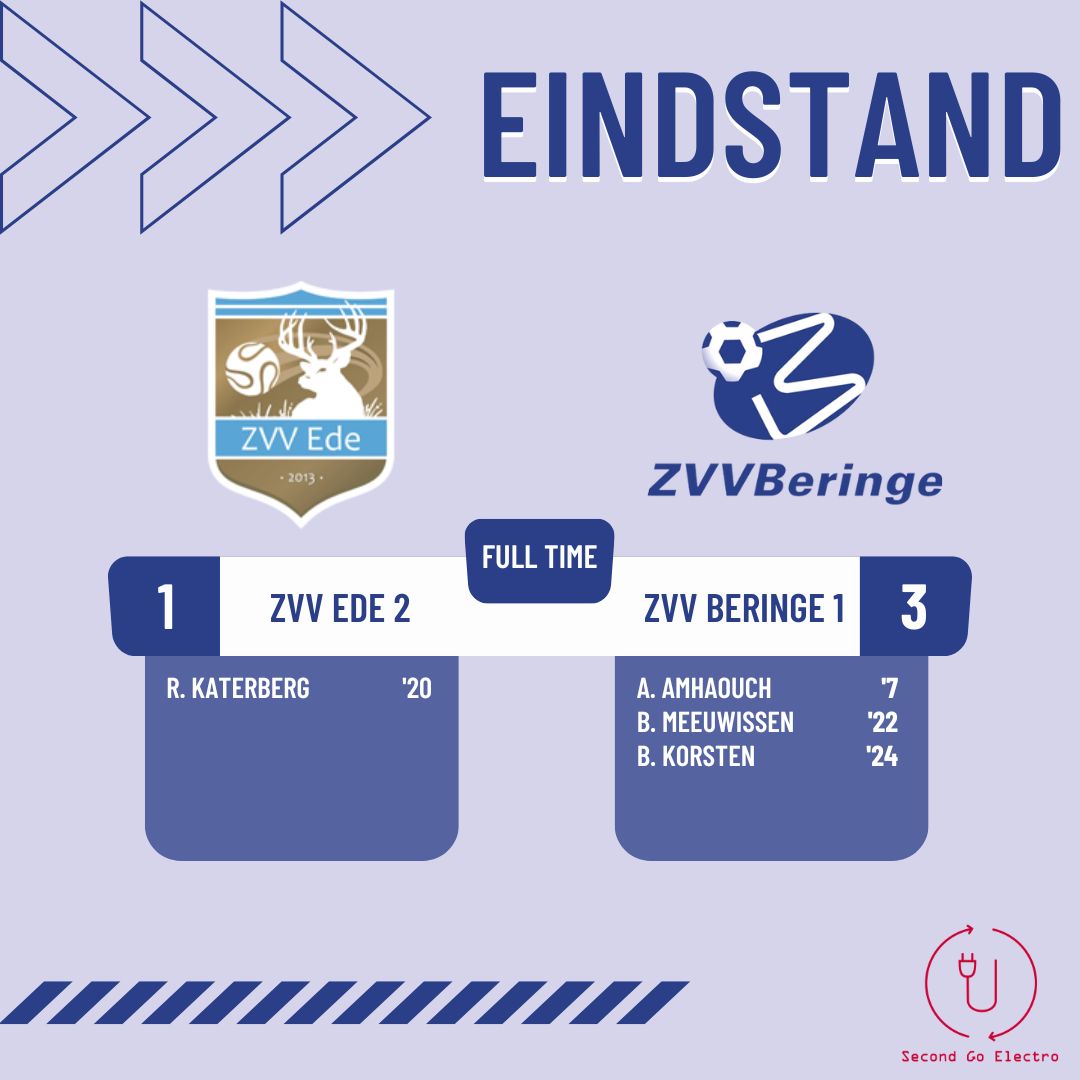 ZVV Beringe pakt volle buit in Ede