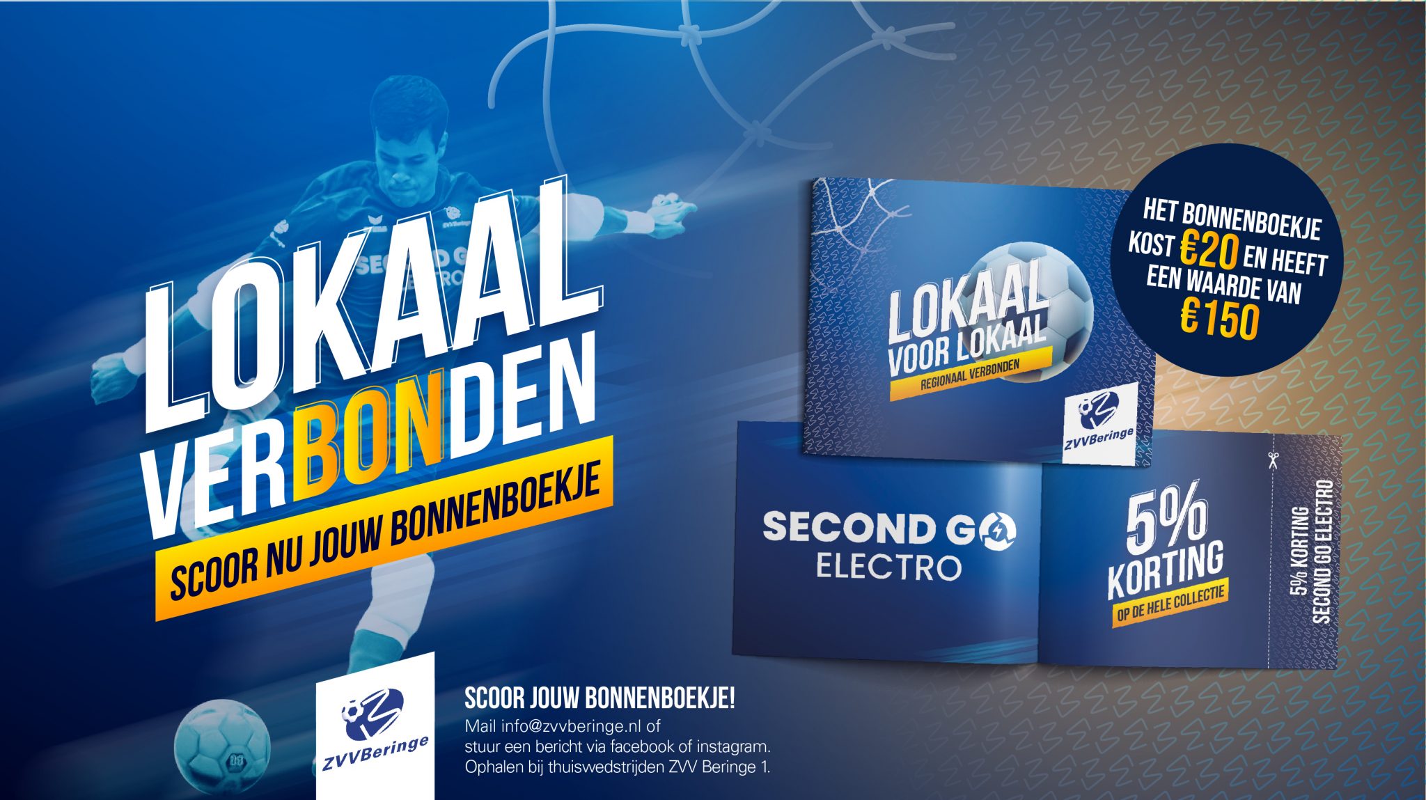 Steun ZVV Beringe én profiteer zelf met het ‘Lokaal voor Lokaal’-bonnenboekje